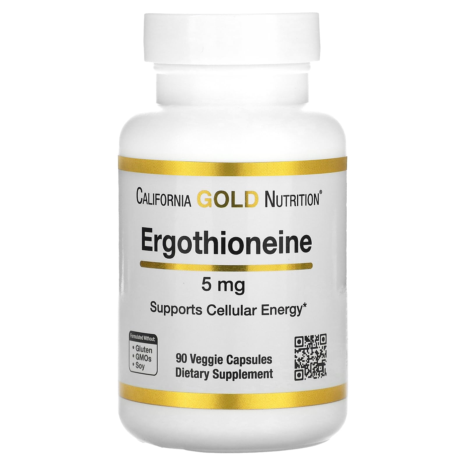Foto 2 pulgar | Suplemento Aliemnticio California Gold Nutrition Ergotioneína 90 Cápsulas - Venta Internacional
