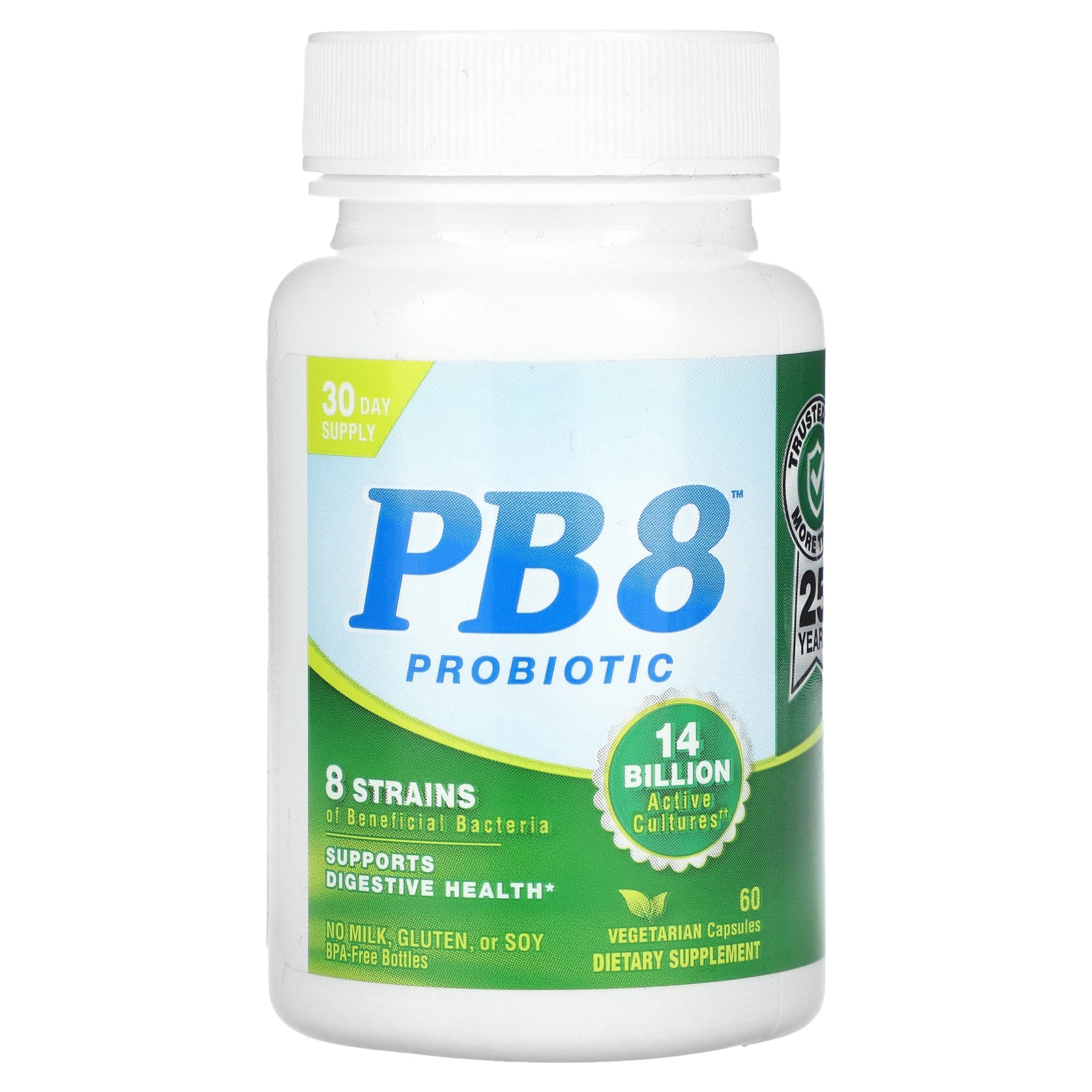 Foto 2 pulgar | Probiótico Supplement Nutrition Now Pb 8, 60 Cápsulas Vegetarianas - Venta Internacional.