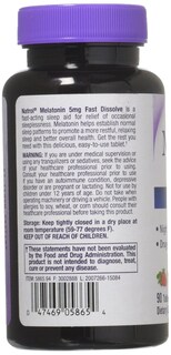 Foto 2 | Suplemento Natrol Melatonin Fast Dissolve 5 Mg 90 Comprimidos - Venta Internacional.