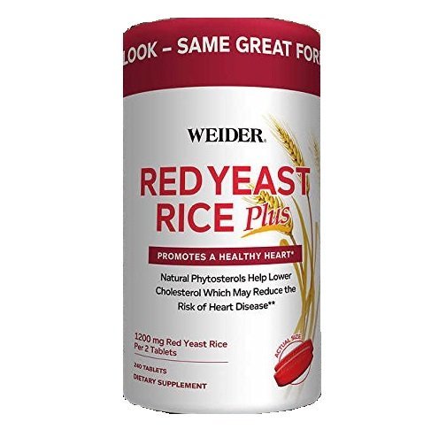 Foto 2 pulgar | Suplemento Weider Red Yeast Rice Plus Con Fitoesteroles 240 Comprimidos - Venta Internacional.