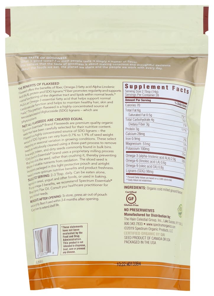 Foto 4 pulgar | Linaxseed Spectrum Essential Organic  340 Ml - Venta Internacional.