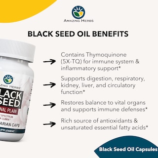 Foto 4 | Suplemento Alimenticio Amazing Herbs Whole Spectrum Black Seed 100 Cápsulas - Venta Internacional