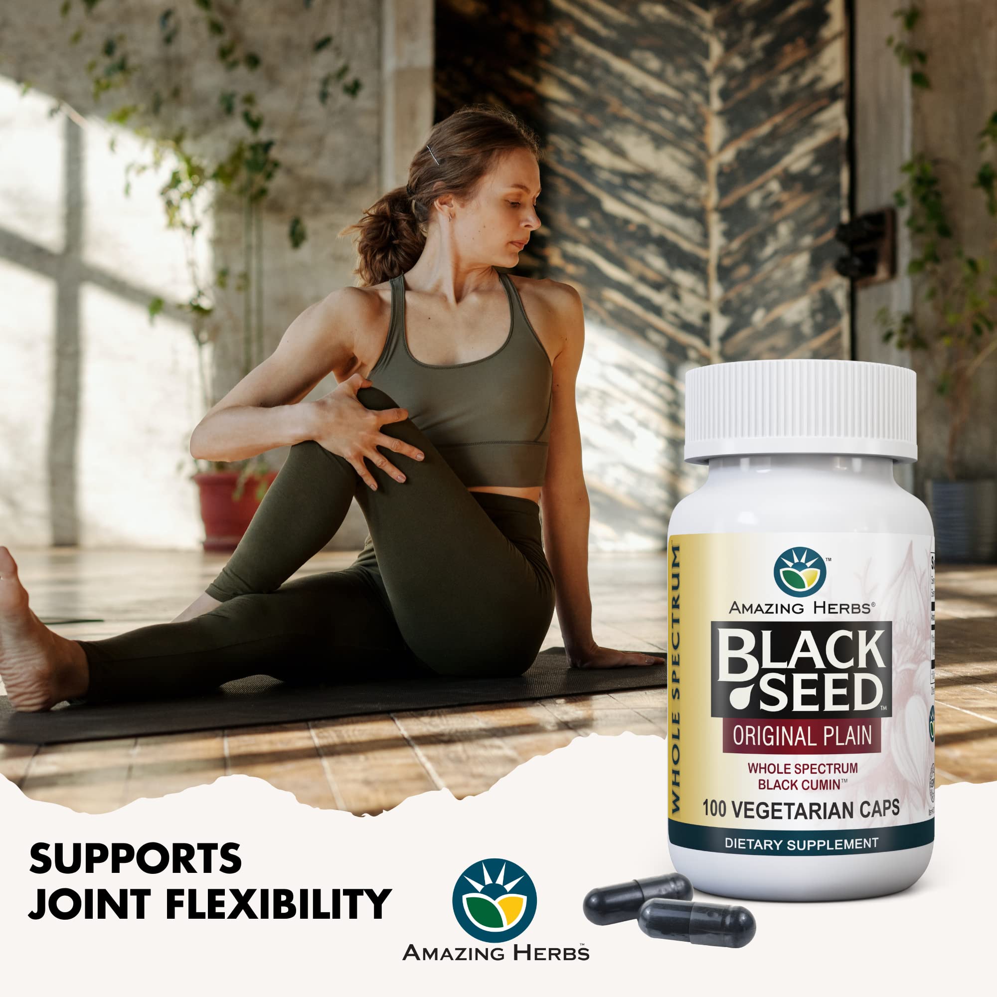 Foto 7 pulgar | Suplemento Alimenticio Amazing Herbs Whole Spectrum Black Seed 100 Cápsulas - Venta Internacional