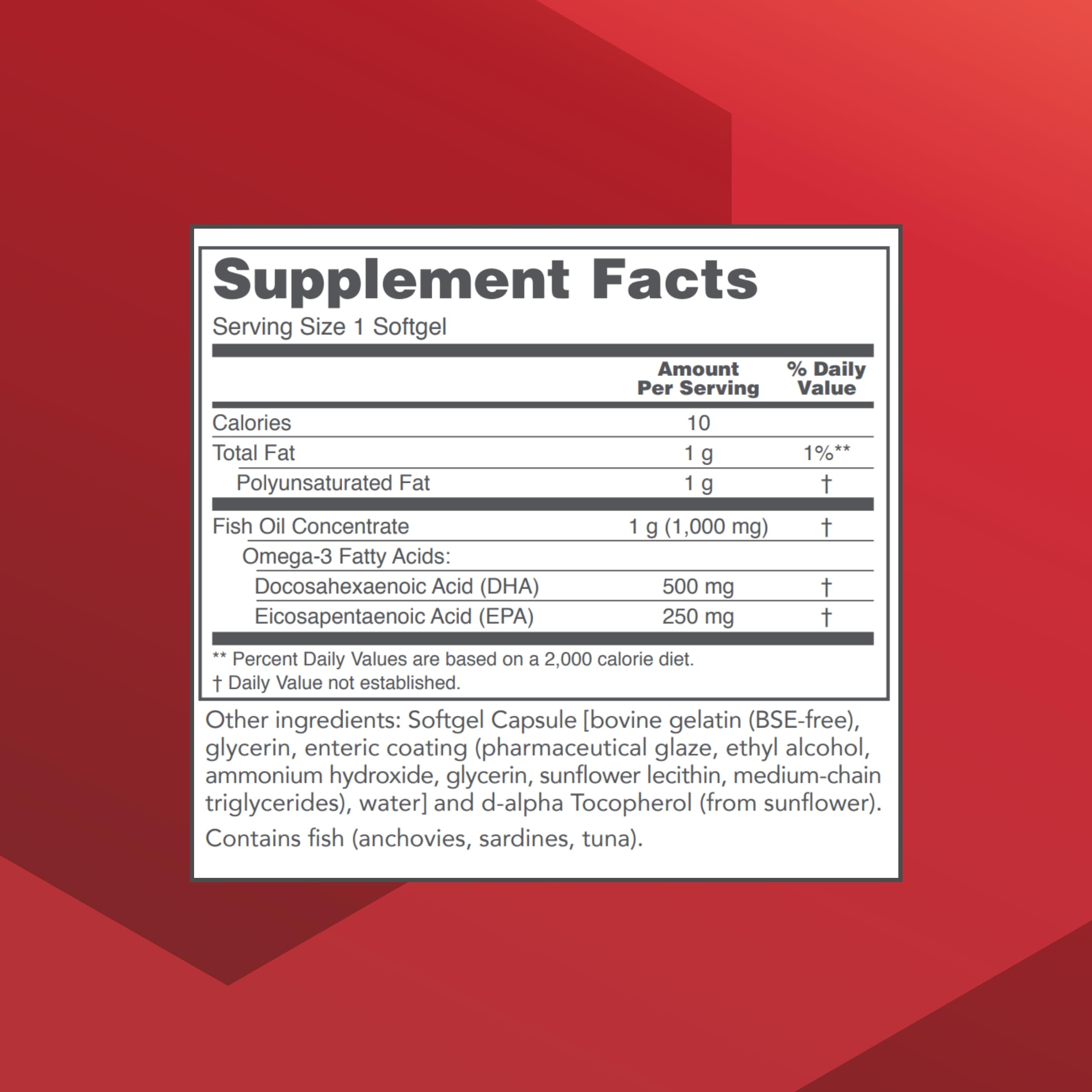 Foto 3 pulgar | Suplemento Dha-500 de Aceite de Pescado 500 mg de Dha y 250 Mg de Epa - Venta Internacional