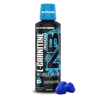 Foto 1 | L-Carnitina NutraBio Líquida 3000 Mg Blue Razz con Vitamina B-5 - Venta Internacional