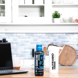 Foto 4 | L-Carnitina NutraBio Líquida 3000 Mg Blue Razz con Vitamina B-5 - Venta Internacional