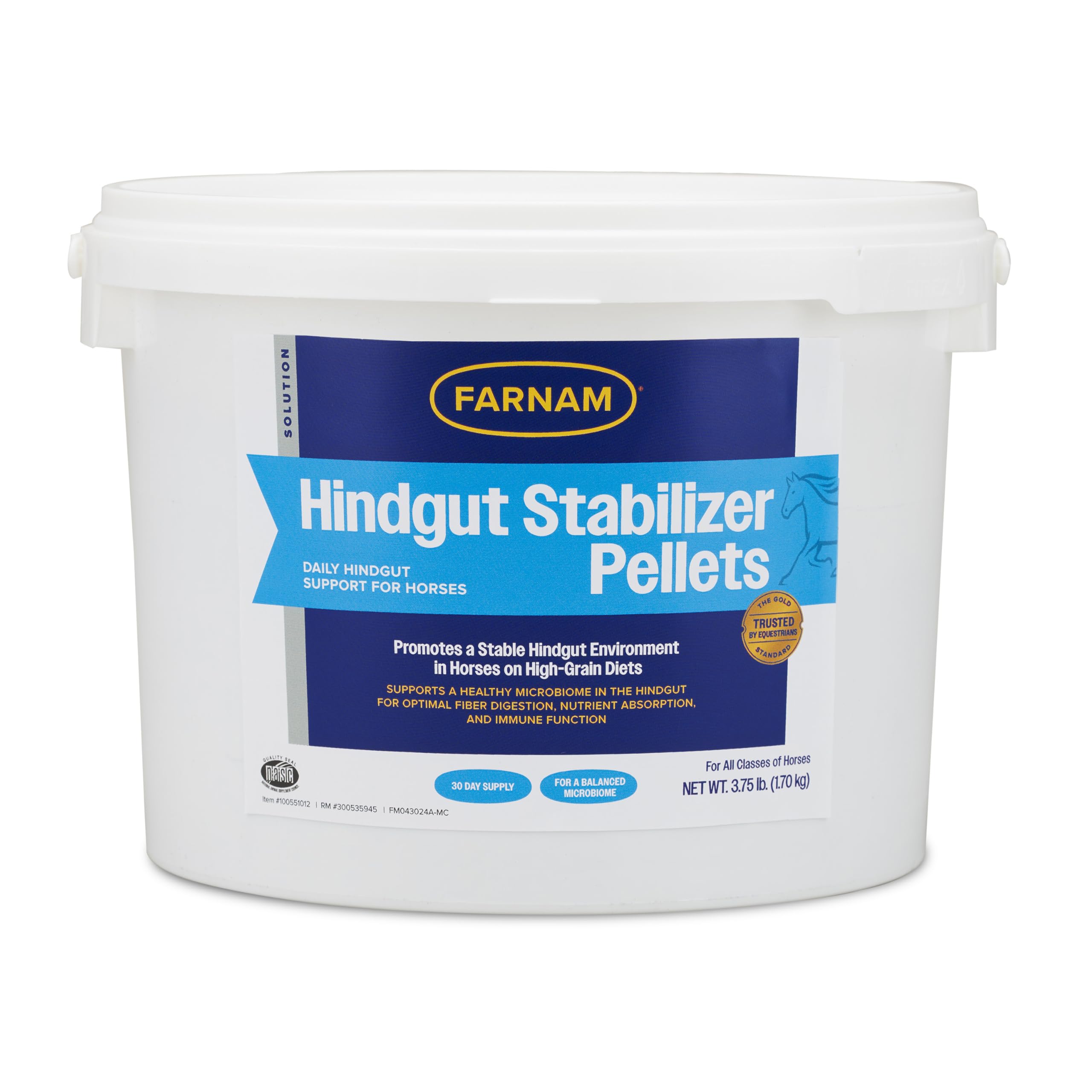 Foto 2 pulgar | Suplemento Farnam Hindgut Estabilizer Pellets Para Caballos - Venta Internacional.