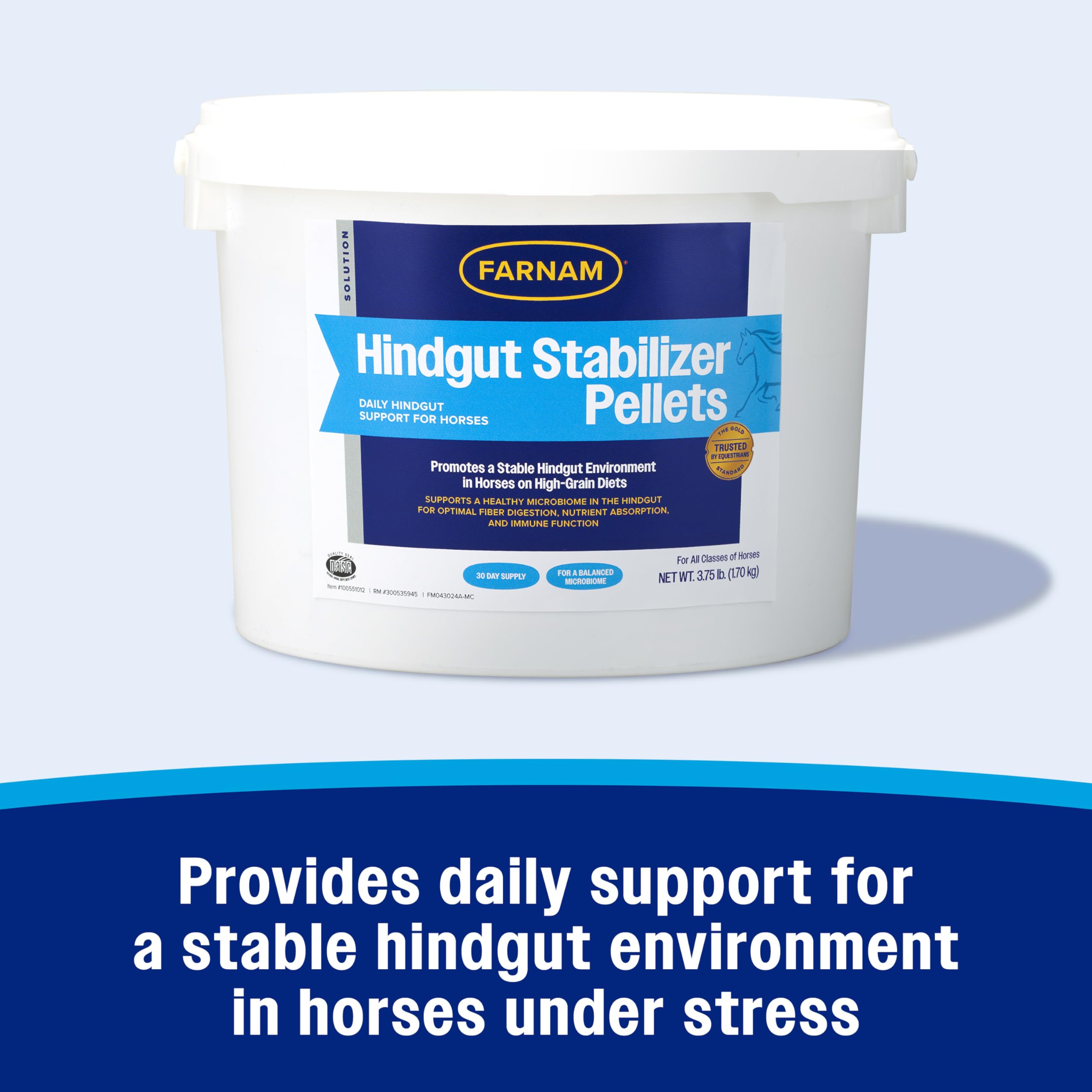 Foto 3 pulgar | Suplemento Farnam Hindgut Estabilizer Pellets Para Caballos - Venta Internacional.