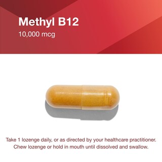Foto 7 | Suplemento Metil B12 10,000 mcg de Vitamina B12 60 Pastillas - Venta Internacional