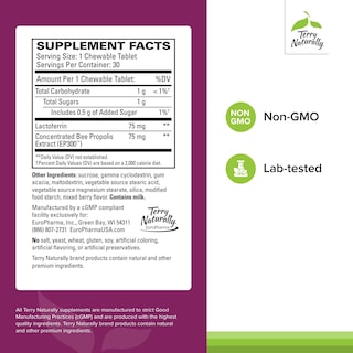 Foto 2 | Lactoferrin Terry Naturally 30 Tabletas-Venta Internacional