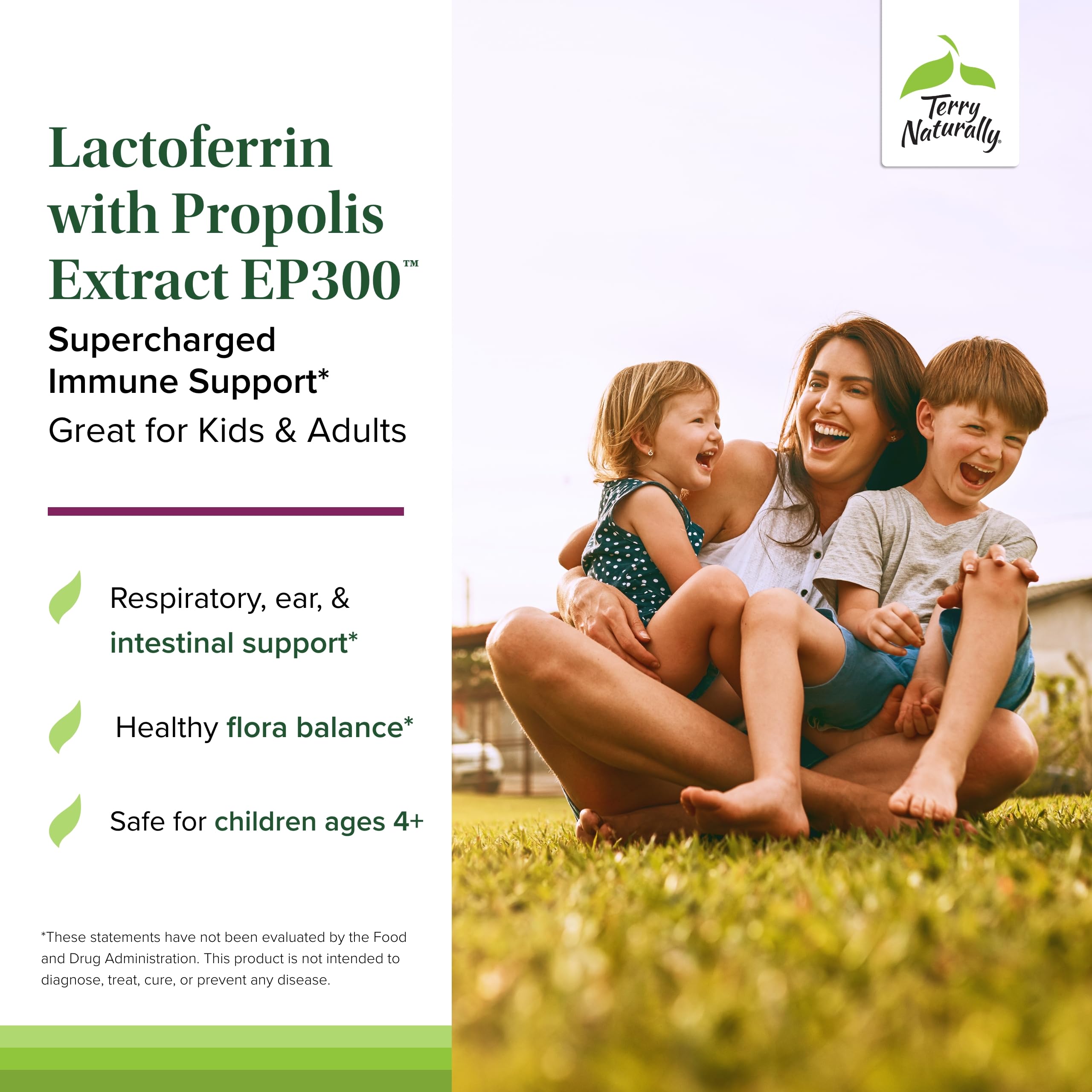 Foto 4 pulgar | Lactoferrin Terry Naturally 30 Tabletas-Venta Internacional