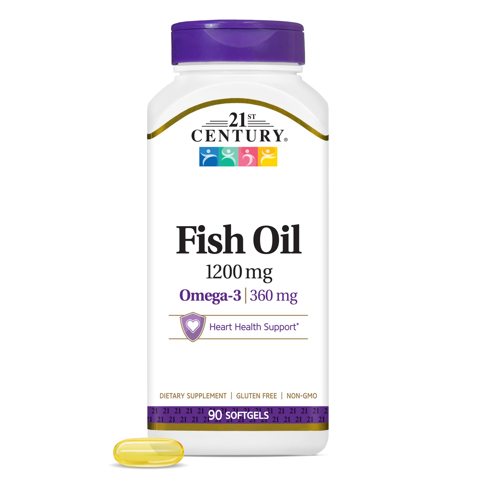 Foto 2 pulgar | Aceite de Pescado 21st Century Omega-3 90 Cápsulas - Venta Internacional