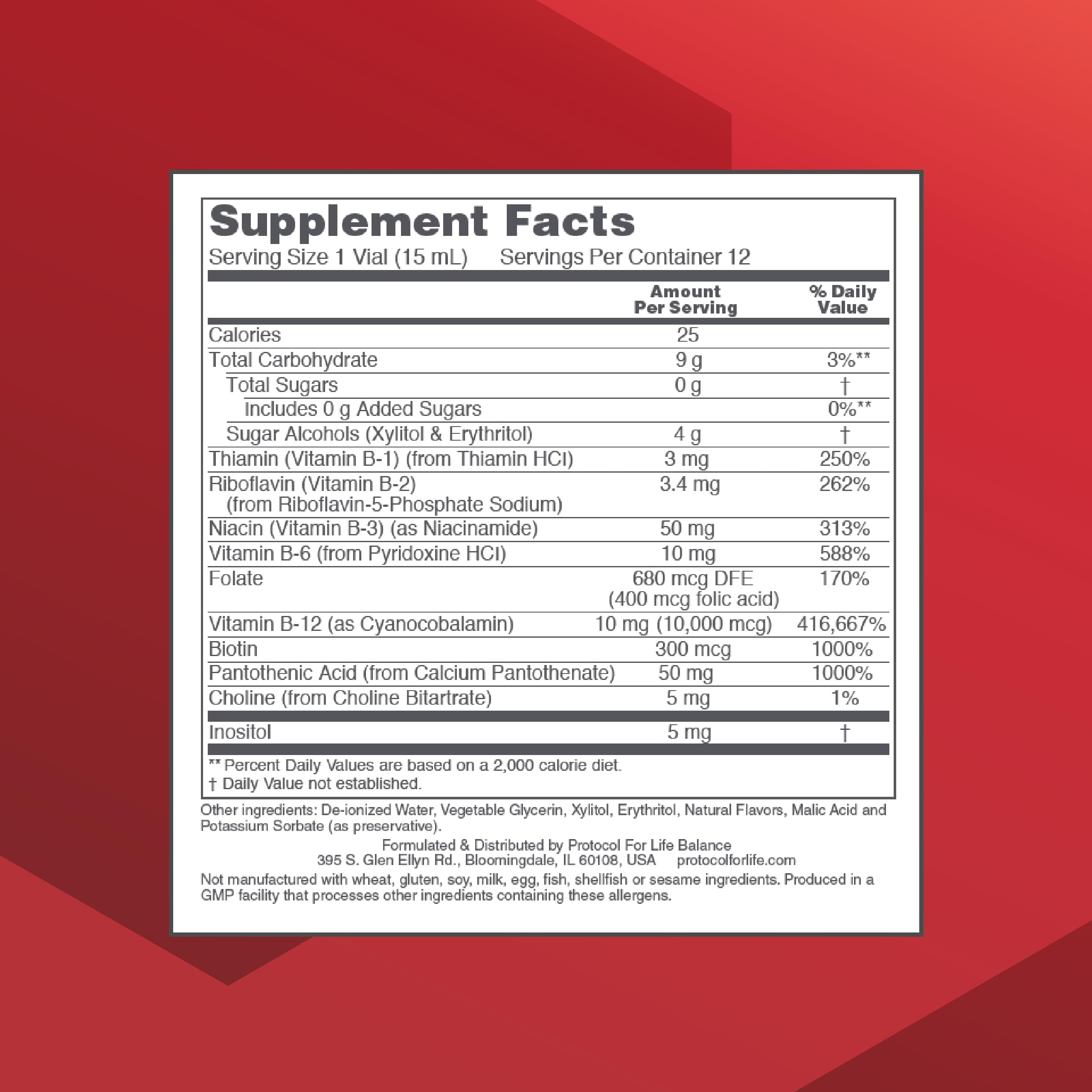 Foto 3 pulgar | Gotas Nutri-dose B-12 de 10,000 Mcg Supplement Protocol - Venta Internacional