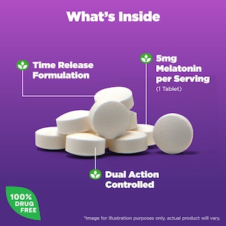 Foto 3 | Suplemento Natrol Melatonin 5 Mg Time Release 100 Comprimidos - Venta Internacional.