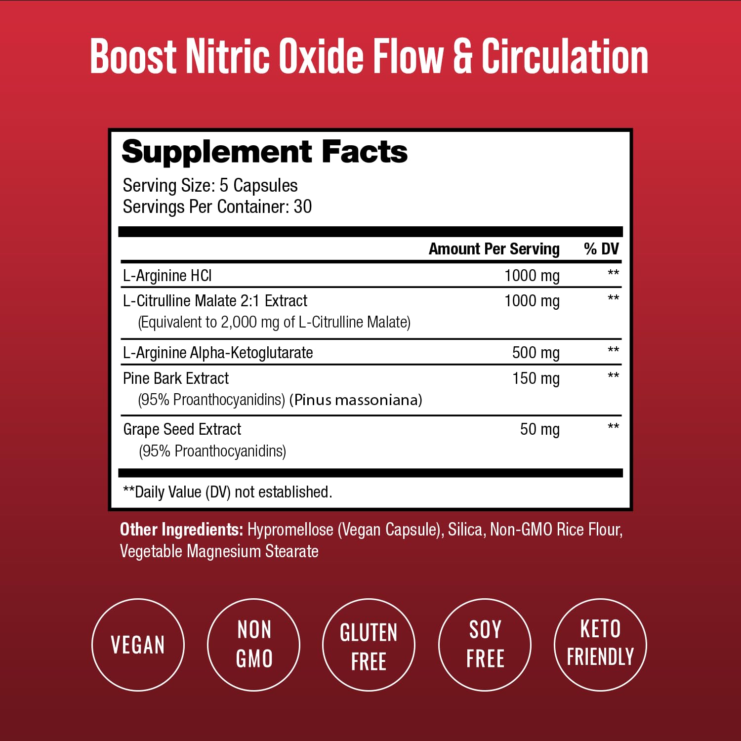 Foto 5 pulgar | Suplemento de Óxido Nítrico Nutrachamps Nitric Charge - Venta Internacional