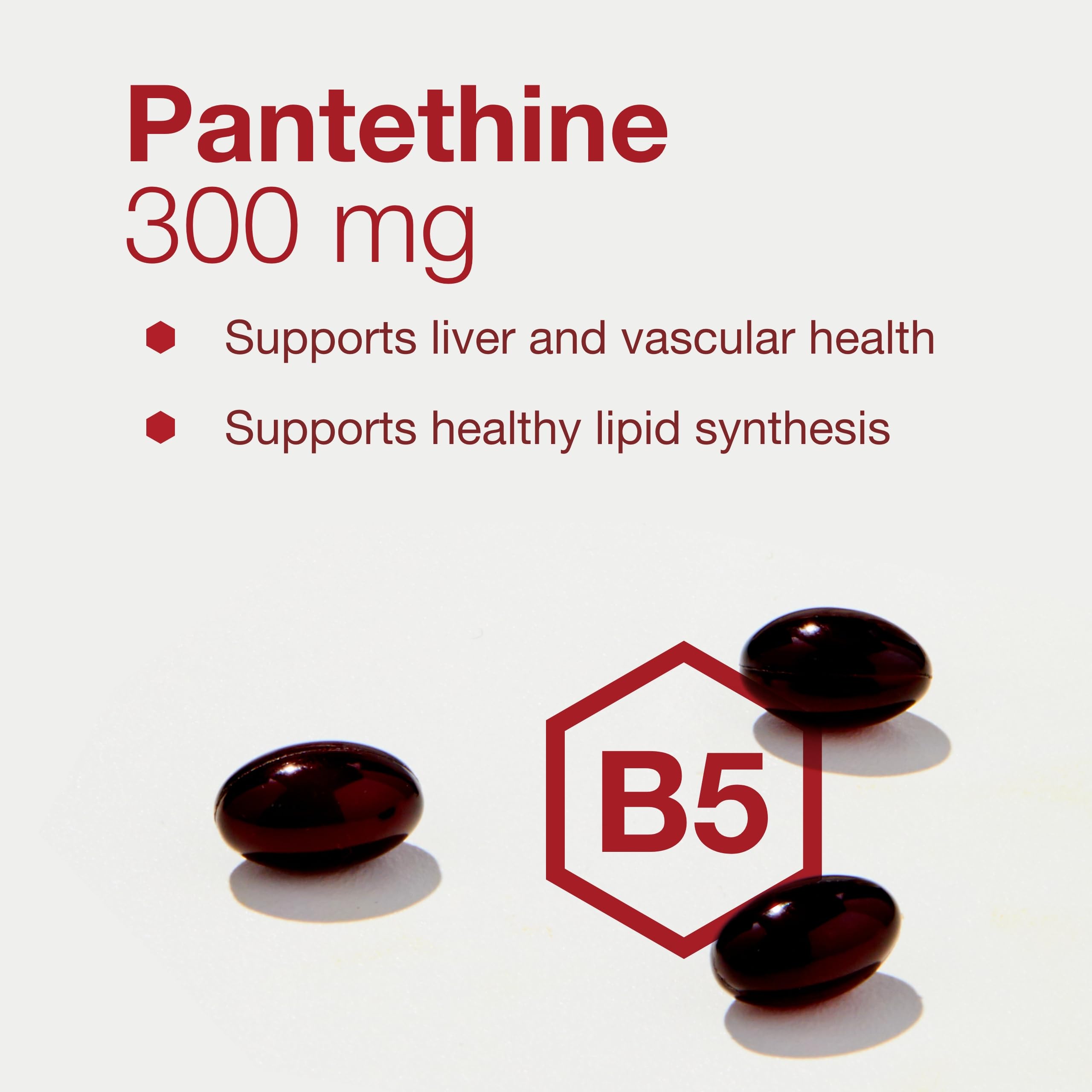 Foto 5 pulgar | Suplemento de Pantetina 300 mg 60 Cápsulas Blandas - Venta Internacional