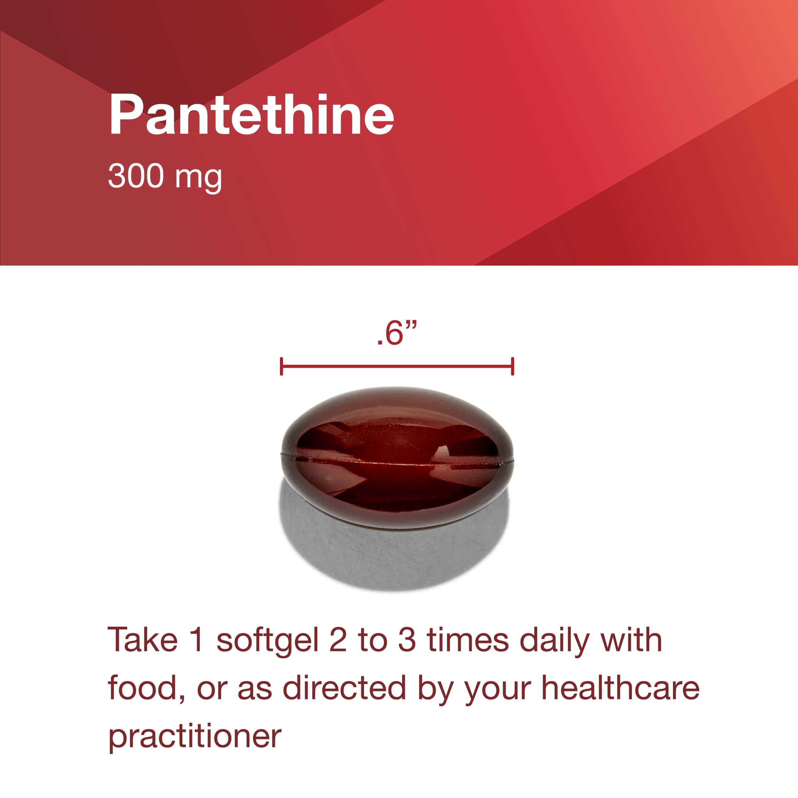 Foto 7 | Suplemento de Pantetina 300 mg 60 Cápsulas Blandas - Venta Internacional