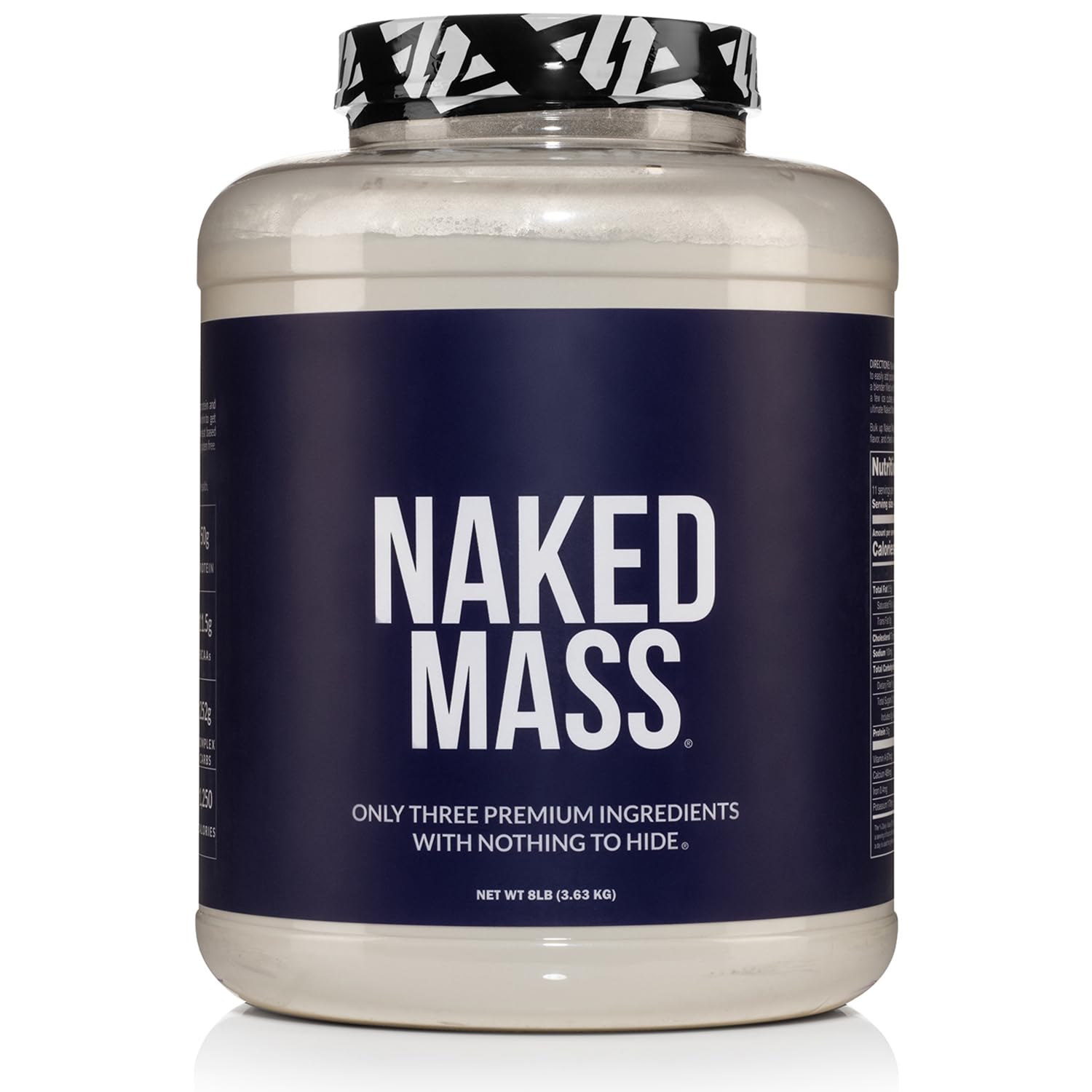 Foto 1 | Proteína En Polvo Para Ganar Peso Naked Mass  3 63 Kg  1250 Calorías - Venta Internacional.