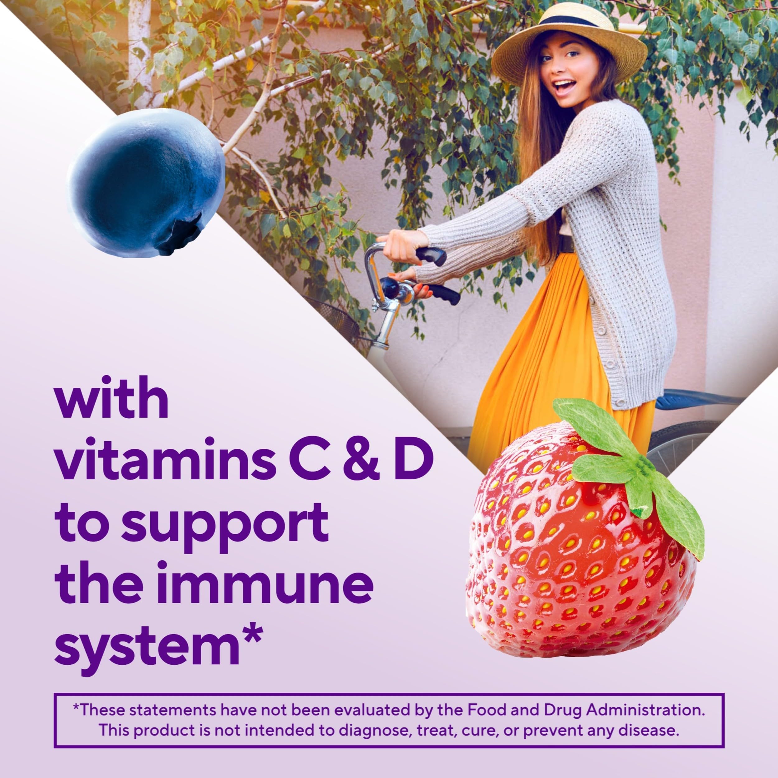 Foto 4 pulgar | Gomitas Vitafusion De Saúco  90 Unidades  Con Vitaminas C Y D - Venta Internacional.