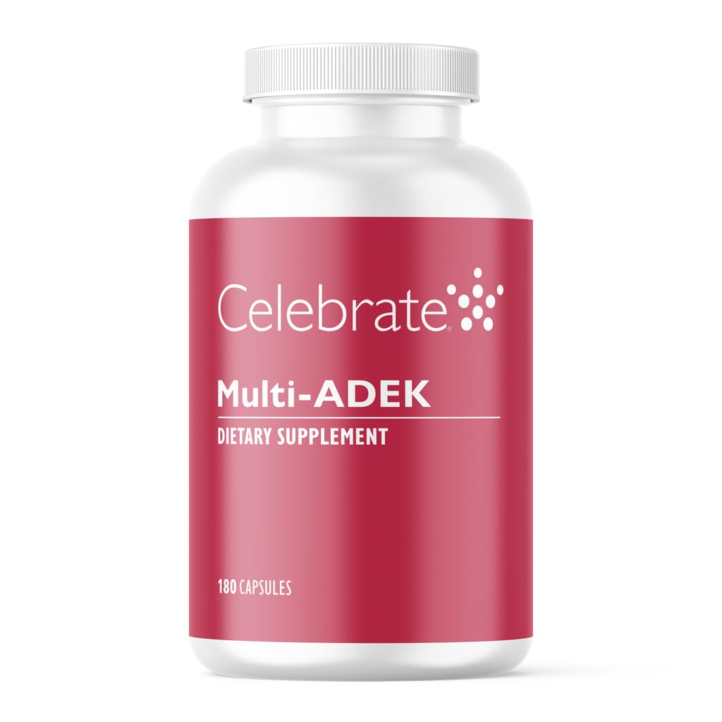 Foto 1 | Suplemento Celebrate Vitamins Multi Adek Sin Hierro 180 Cápsulas - Venta Internacional.