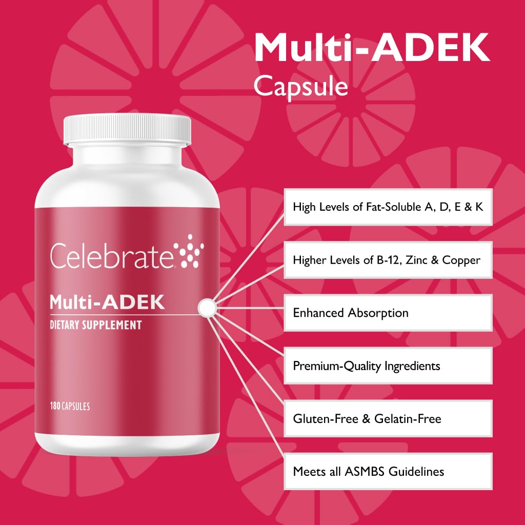 Foto 3 pulgar | Suplemento Celebrate Vitamins Multi Adek Sin Hierro 180 Cápsulas - Venta Internacional.