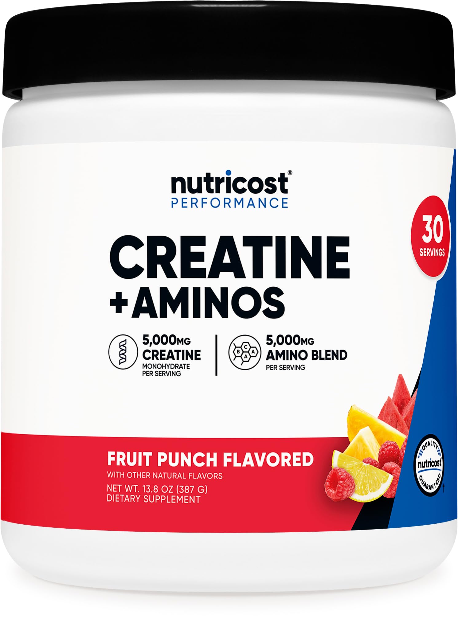 Foto 2 pulgar | Suplemento Nutricost De Creatina Y Aminoácidos Para 30 Porciones De Ponche De Frutas - Venta Internacional.