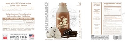 Foto 3 | Proteína En Polvo Nutrabio Grass Fed Whey Isolate 2.2 Kg - Venta Internacional.