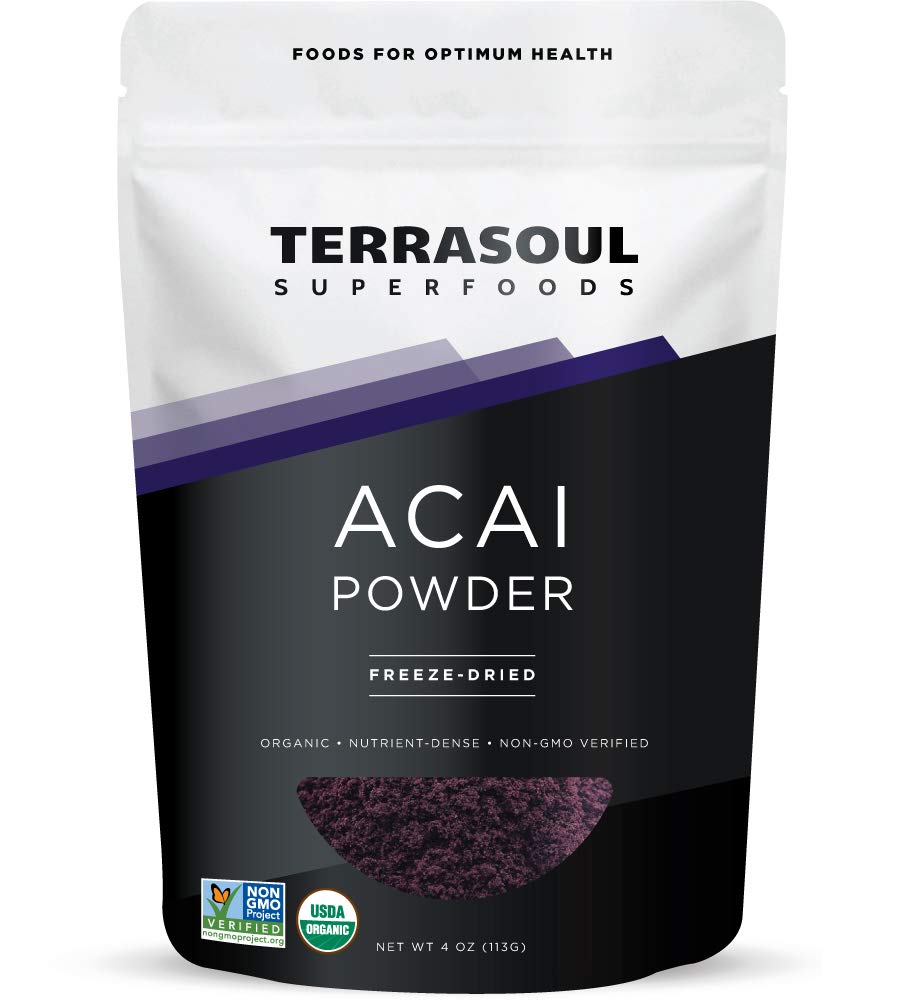 Foto 2 pulgar | Polvo De Bayas De Acai Terrasoul Superfoods Organic 120 Ml - Venta Internacional.