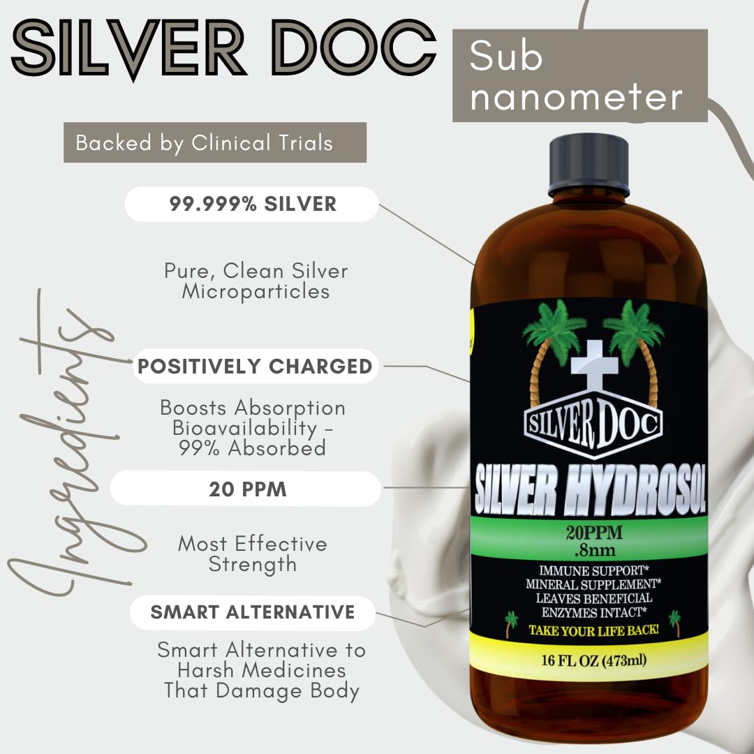 Foto 3 pulgar | Suplemento Mineral Research Labs Silver Doc Silver Hydrosol 960 Ml - Venta Internacional.