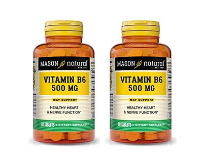 Foto 1 | Suplemento Alimenticio Mason Natural Vitamina B6 2 Pack - Venta Internacional