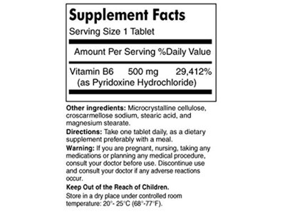 Foto 3 | Suplemento Alimenticio Mason Natural Vitamina B6 2 Pack - Venta Internacional