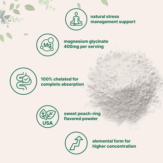 Foto 3 | Microingredientes De Glicinato De Magnesio En Polvo 350 G 56 Porciones - Venta Internacional.