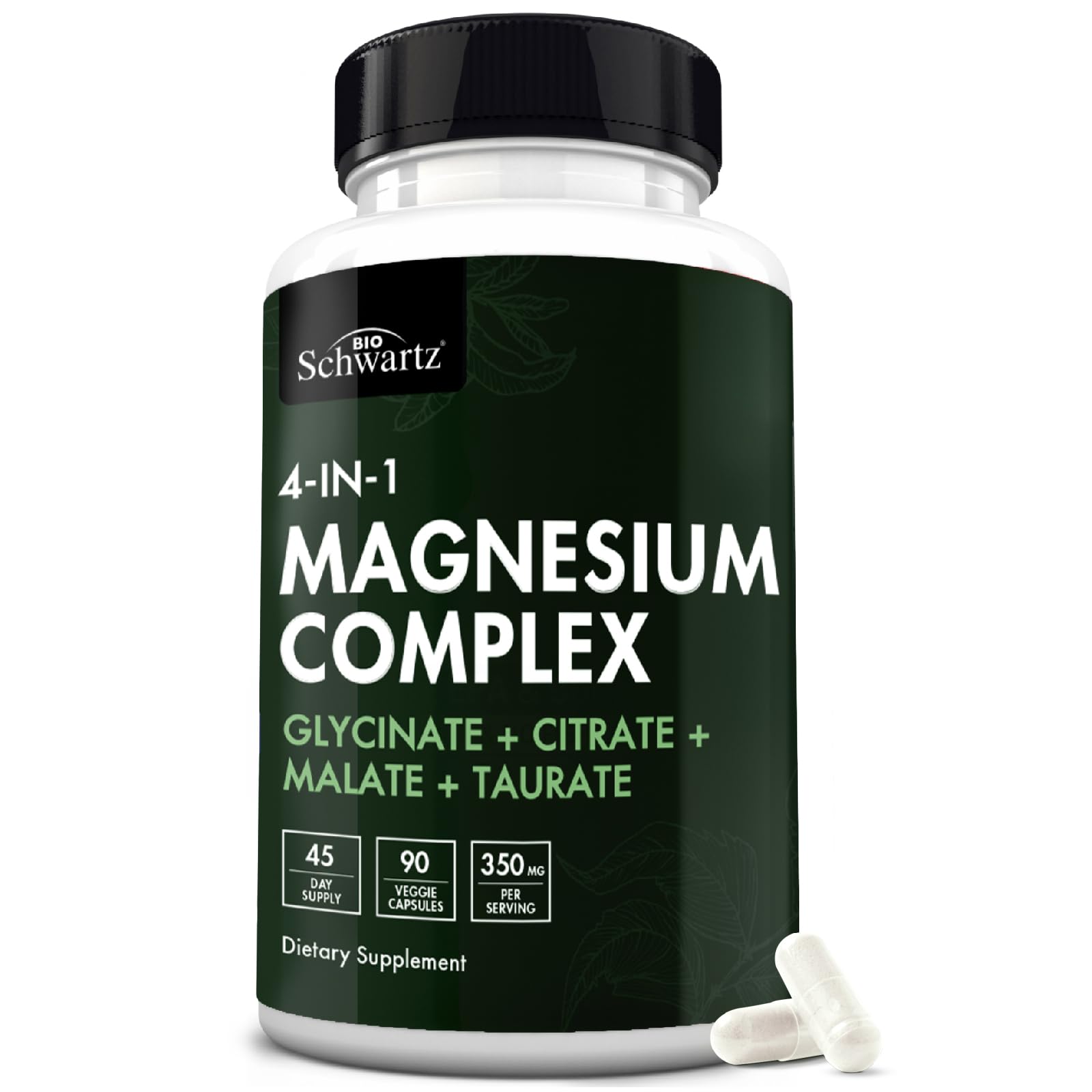 Foto 2 pulgar | Suplemento Bioschwartz Magnesium Complex 350 Mg 90 Cápsulas - Venta Internacional.
