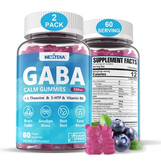 Foto 1 | Suplemento De Gaba Nextdia Gummies 500 Mg De Arándanos Sin Azúcar - Venta Internacional.