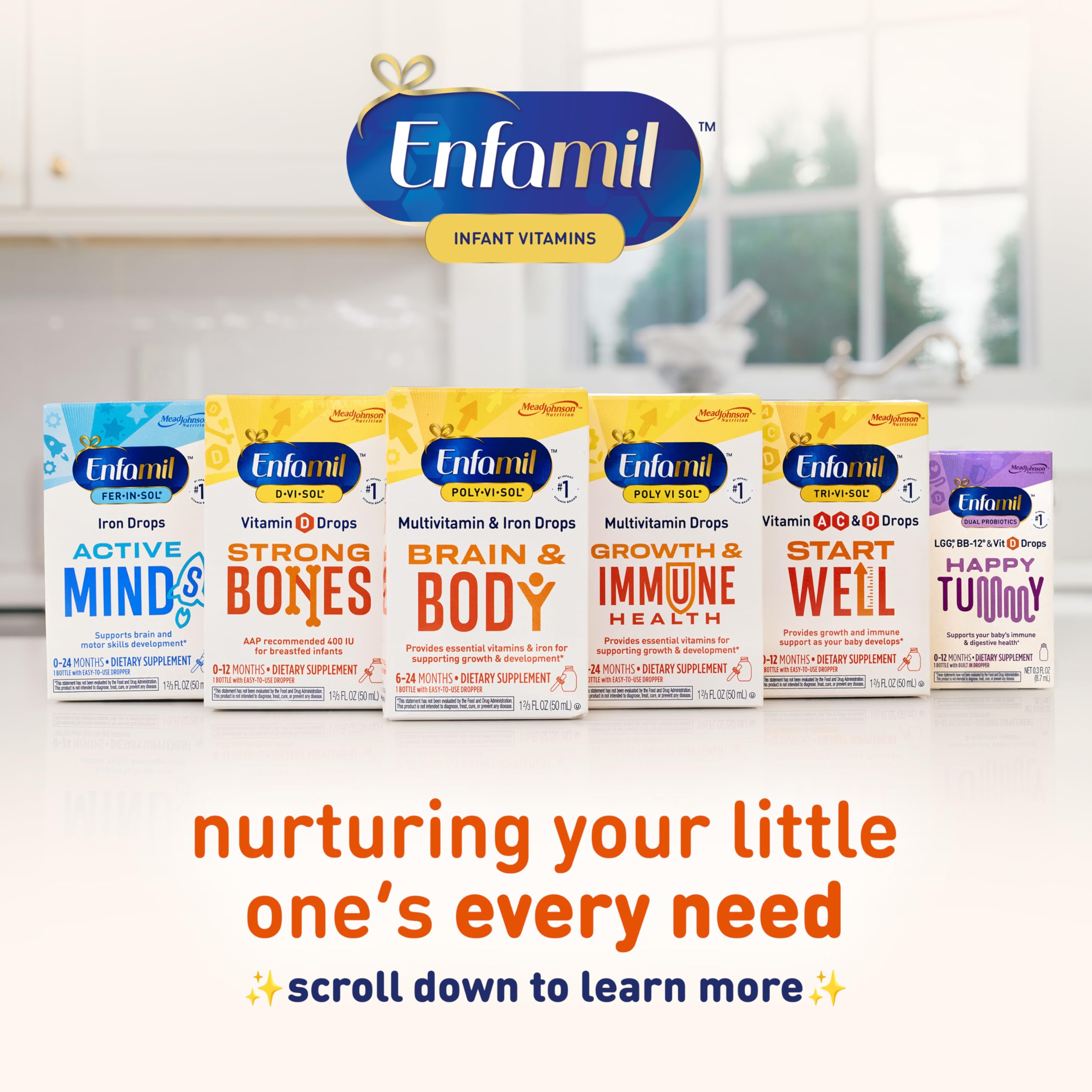 Foto 5 | Suplemento Enfamil Baby Vitamin D-vi-sol 50 Ml Para Bebés - Venta Internacional.
