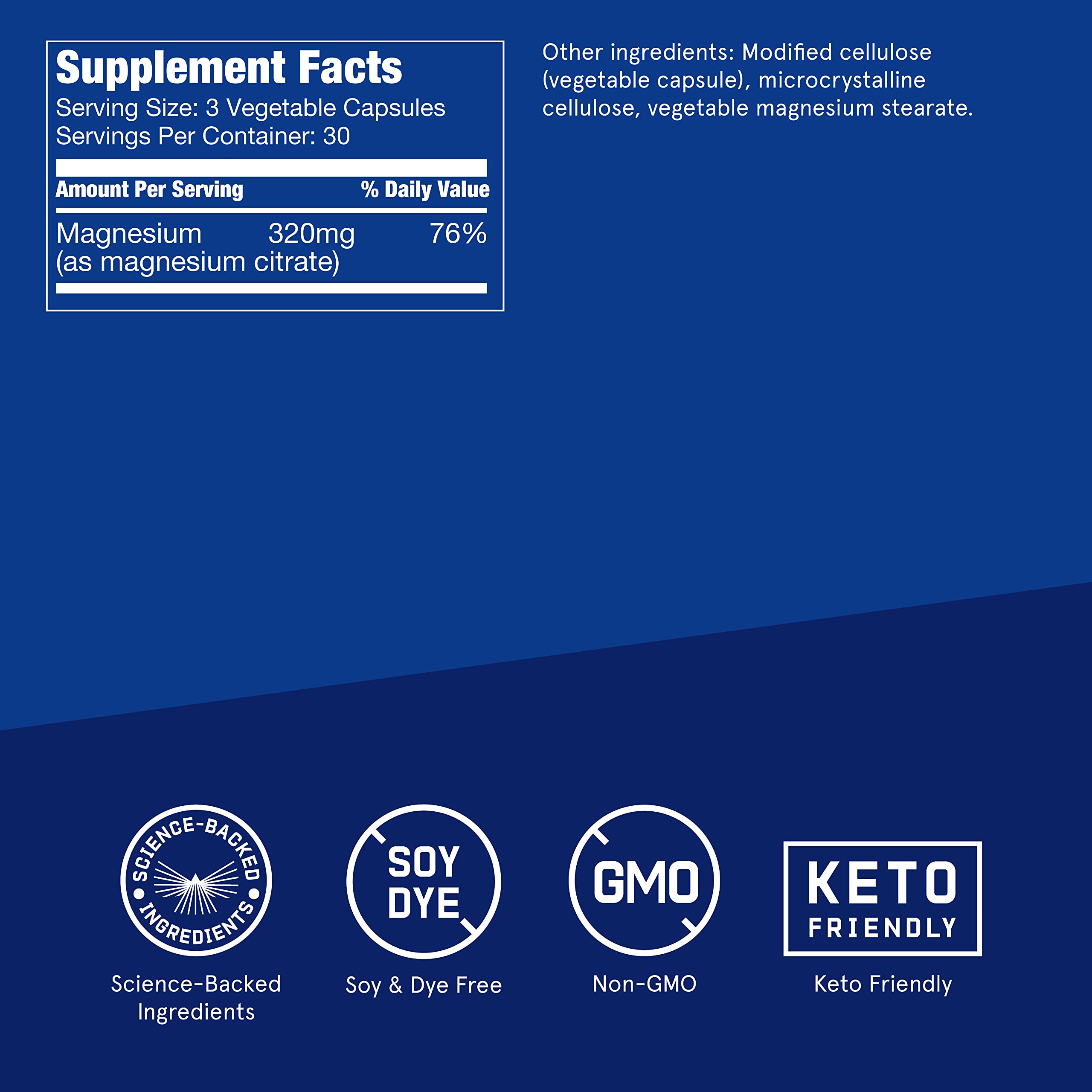 Foto 2 | Cápsulas De Magnesio Bulletproof Supplement  90 Unidades - Venta Internacional.