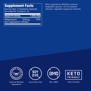 Foto 2 | Cápsulas De Magnesio Bulletproof Supplement 90 Unidades - Venta Internacional.