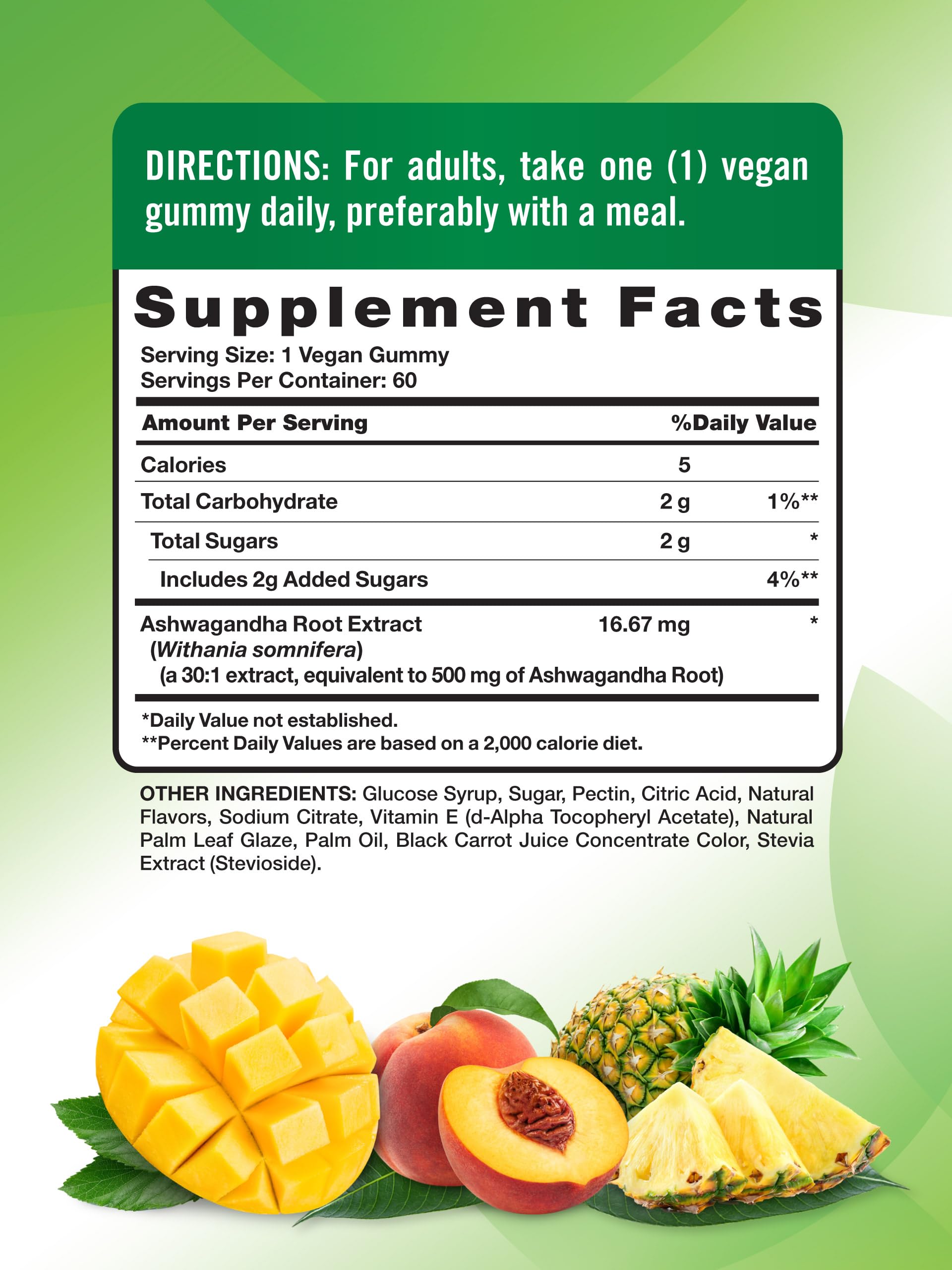 Foto 3 pulgar | Gomitas De Ashwagandha Supplement Nature's Truth  60 Unidades - Venta Internacional.