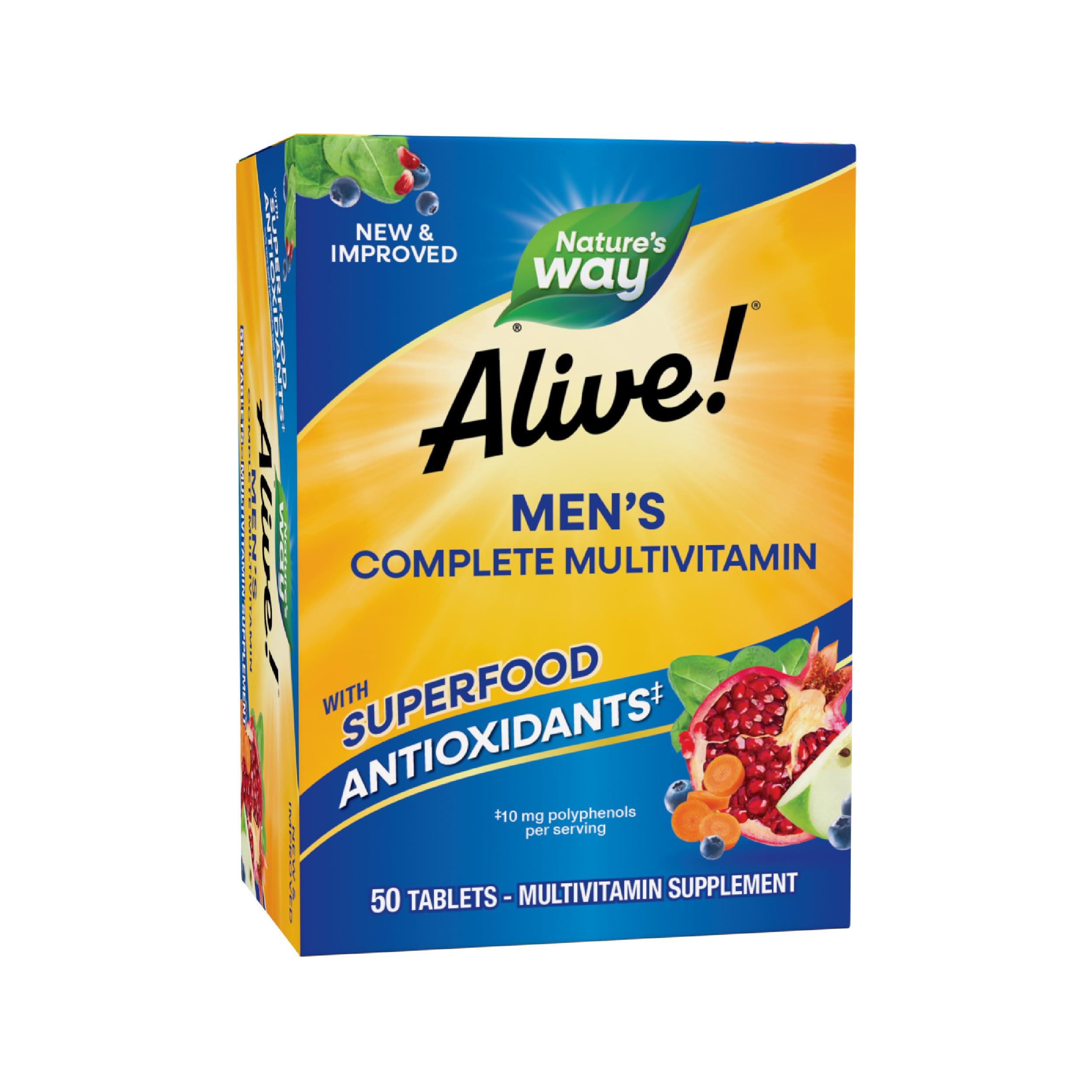 Foto 1 | ¡multivitamínico Nature's Way Alive! 50 Comprimidos Completos Para Hombres - Venta Internacional.
