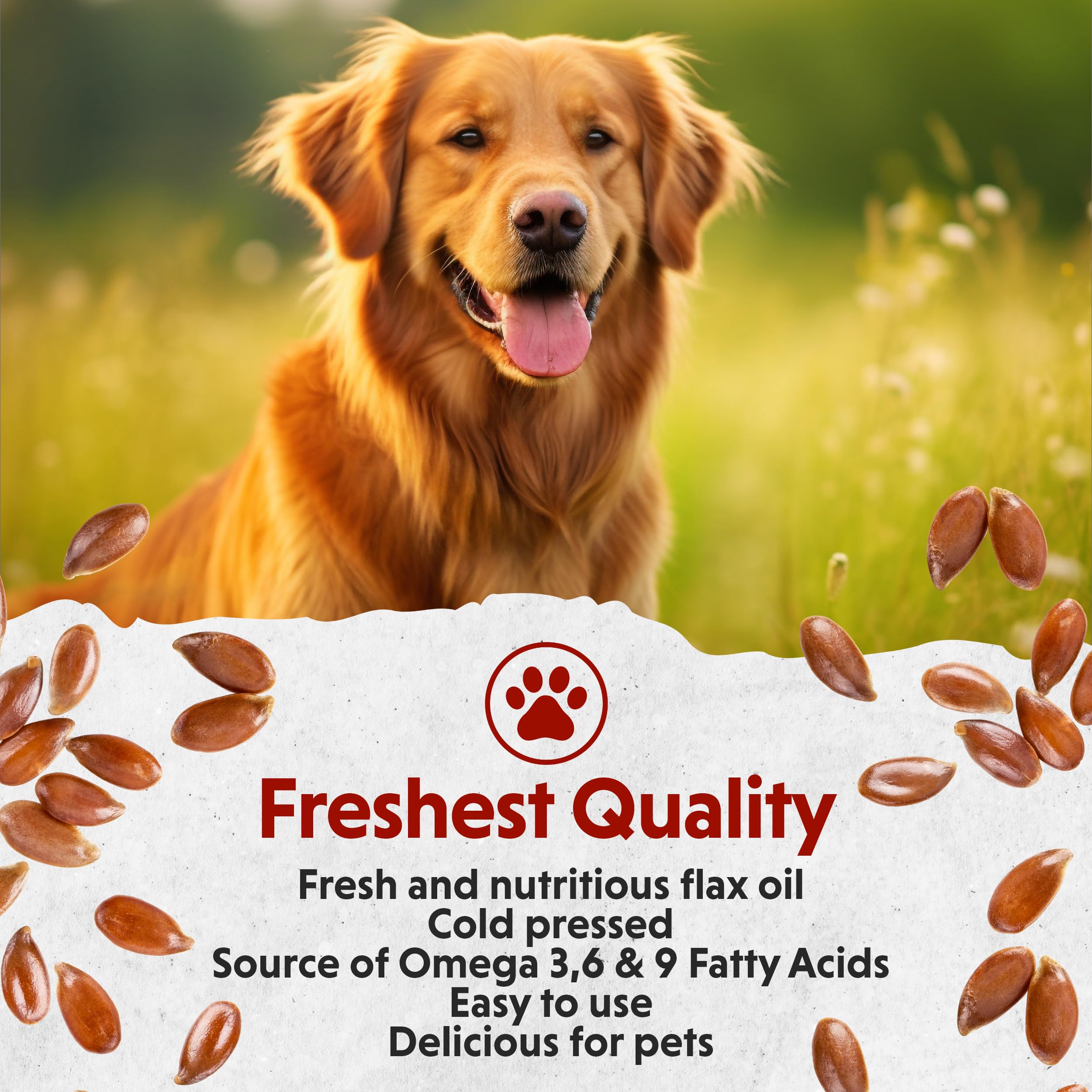 Foto 3 | Suplemento De Aceite De Linaza Para Animales De Barlean's Omega 3 355 Ml - Venta Internacional.