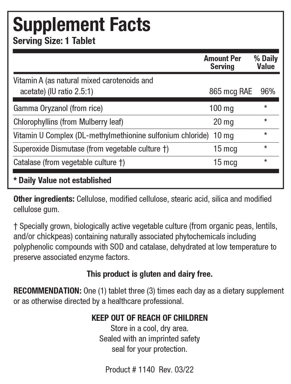 Foto 2 | Supplement Biotics Research Gastrazyme Digestive Support 90 Comprimidos - Venta Internacional.