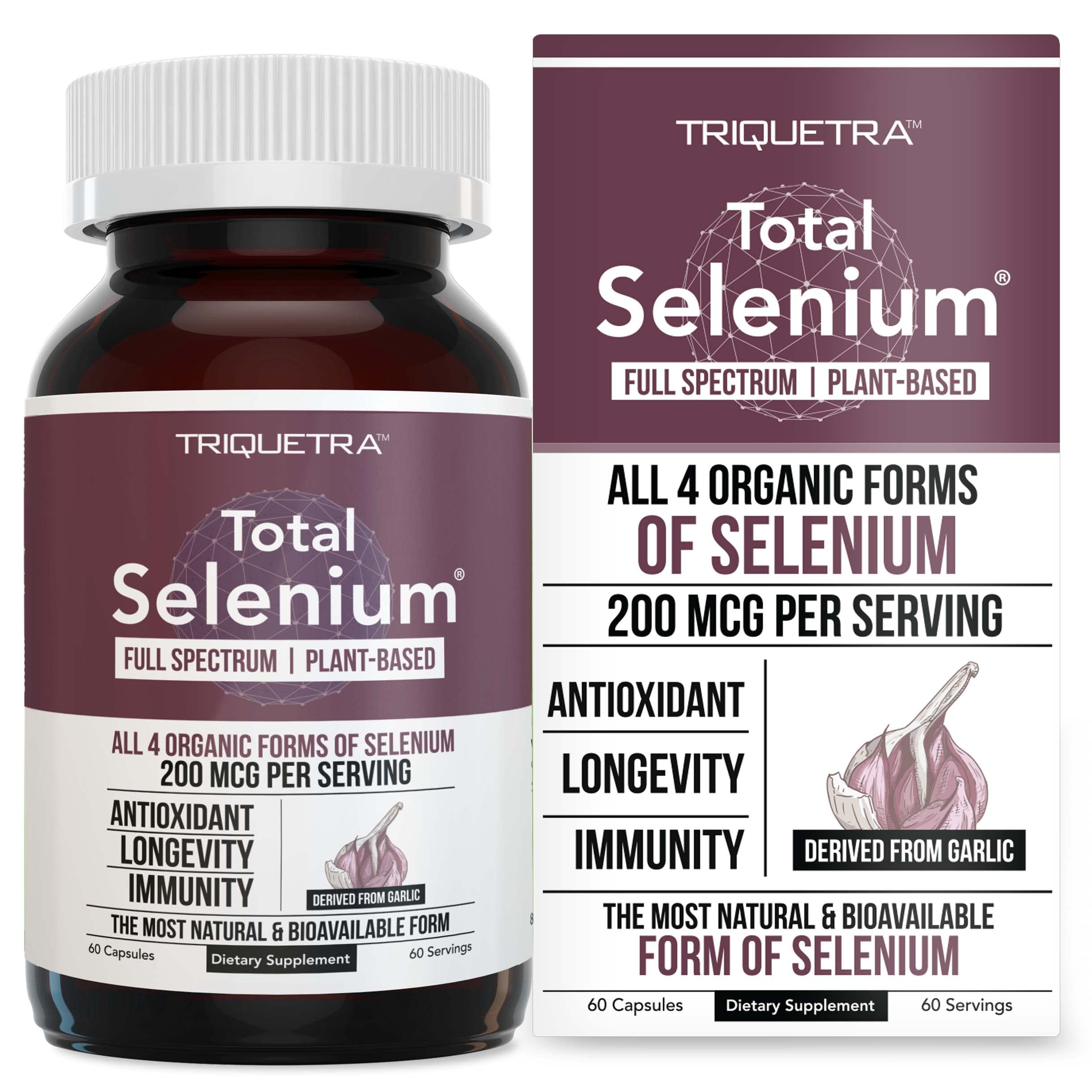Foto 1 | Suplemento Triquetra Health Total Selenium 200 Mcg 60 Cápsulas - Venta Internacional.
