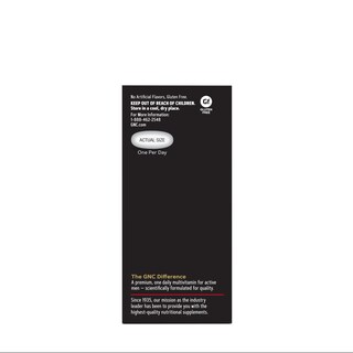 Foto 6 | Multivitamínico Gnc Mega Men Energy One Daily 60 Cápsulas - Venta Internacional.