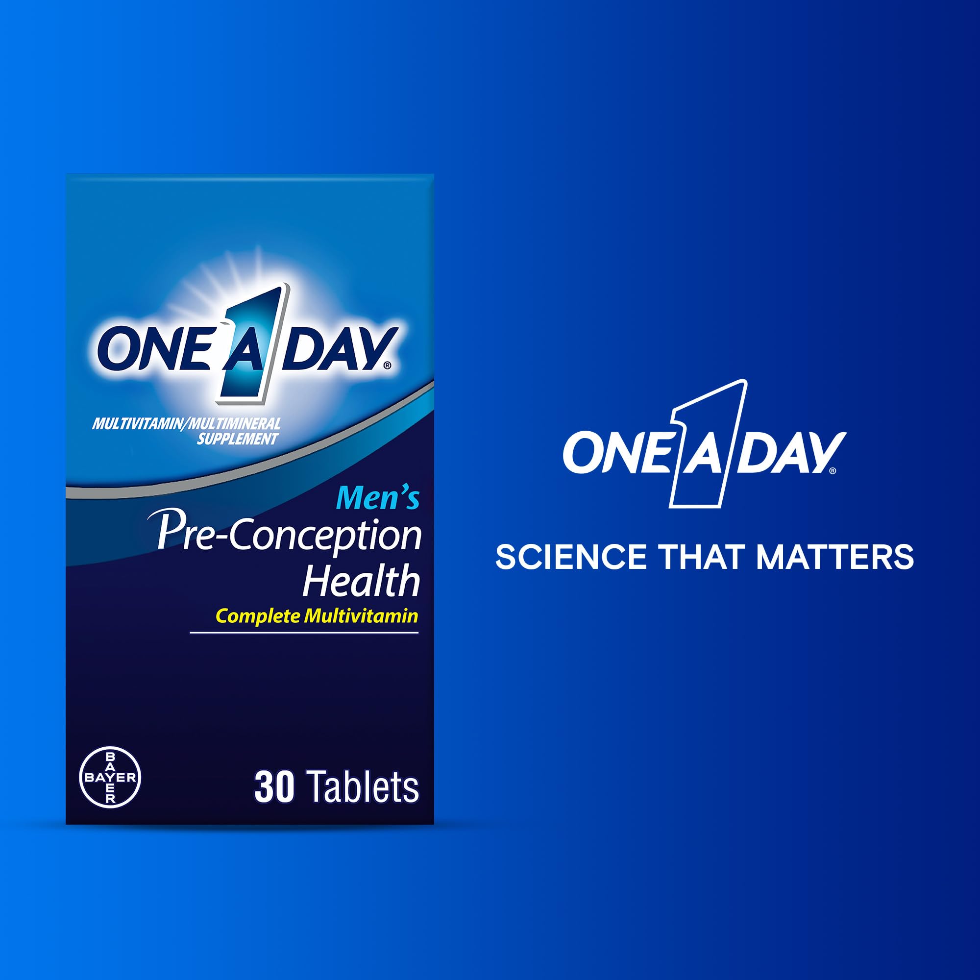 Foto 7 | Multivitamínico 1 Vez Al Día Para Hombres Antes De La Concepción  30 Comprimidos - Venta Internacional.