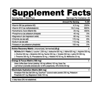 Foto 5 | Suplemento Alimenticio Nutrabio Amino Kick All In One 20 Servicios - Venta Internacional