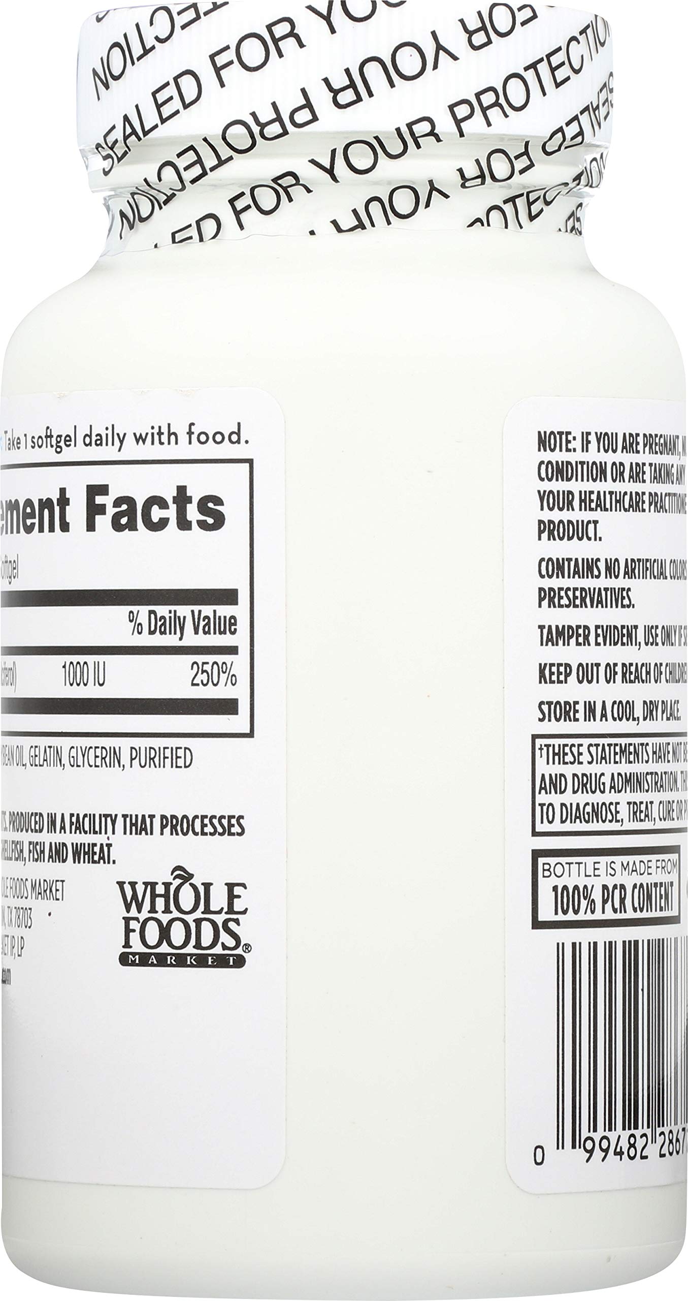 Foto 5 pulgar | Suplemento 365 De Whole Foods Market Con Vitamina D3  1000 Ui  250 Unidades - Venta Internacional.