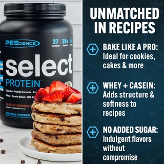 Foto 3 | Proteína En Polvo De Chocolate Glaseado Con Caseína Y Suero Pesscience Select - Venta Internacional.