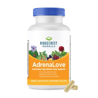 Foto 1 | Suplemento Alimenticio Ridgecrest Herbals AdrenaLove 60 Cápsulas - Venta Internacional