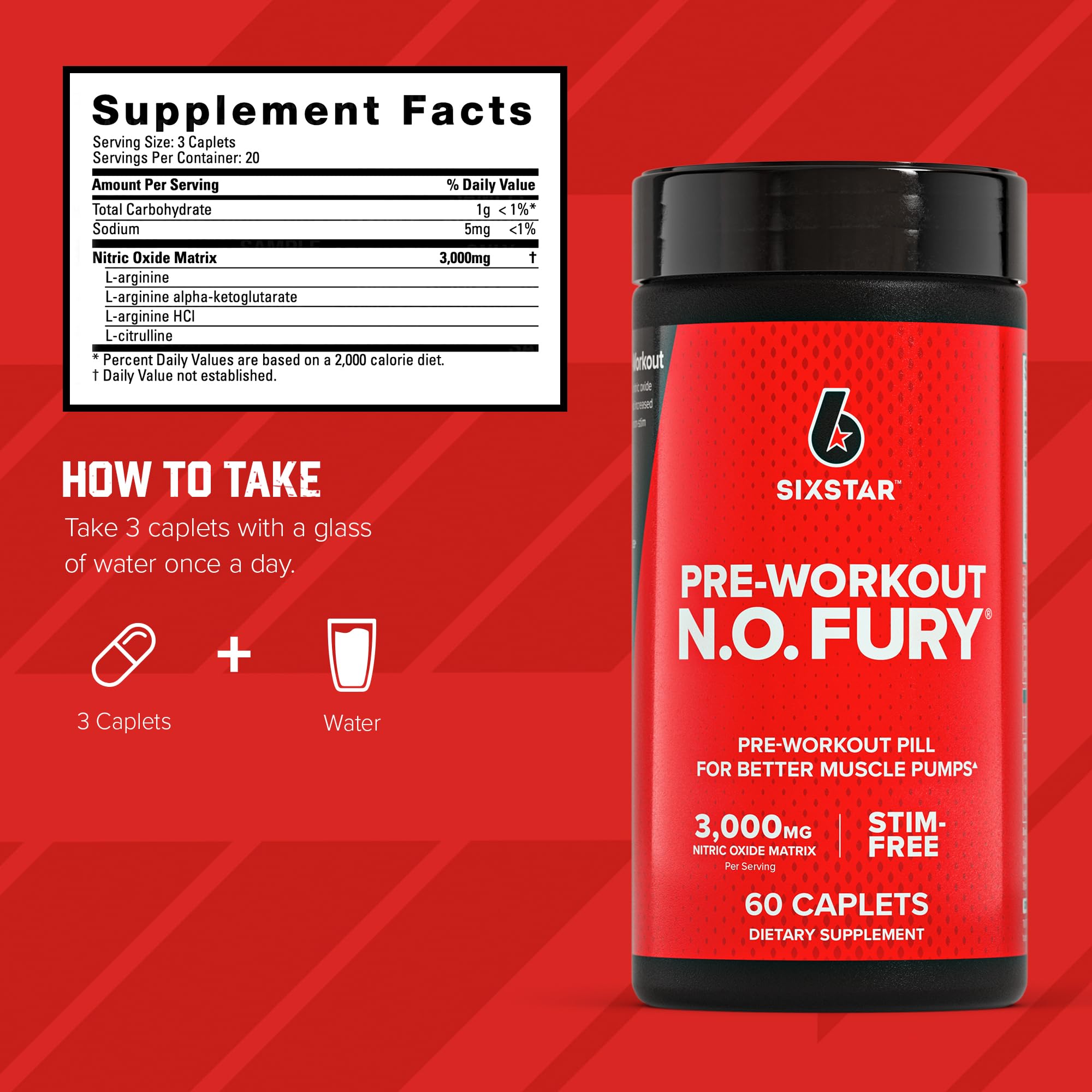 Foto 6 pulgar | Suplementos Six Star de Óxido Nítrico Muscle Builder 60 Píldoras - Venta Internacional