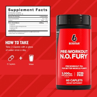 Foto 5 | Suplementos Six Star de Óxido Nítrico Muscle Builder 60 Píldoras - Venta Internacional